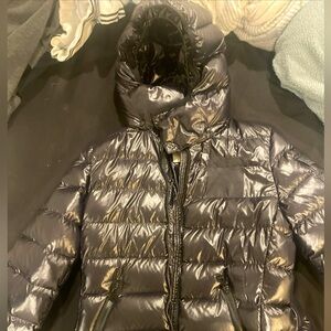 Moncler Shiny Black Puffer Jacket